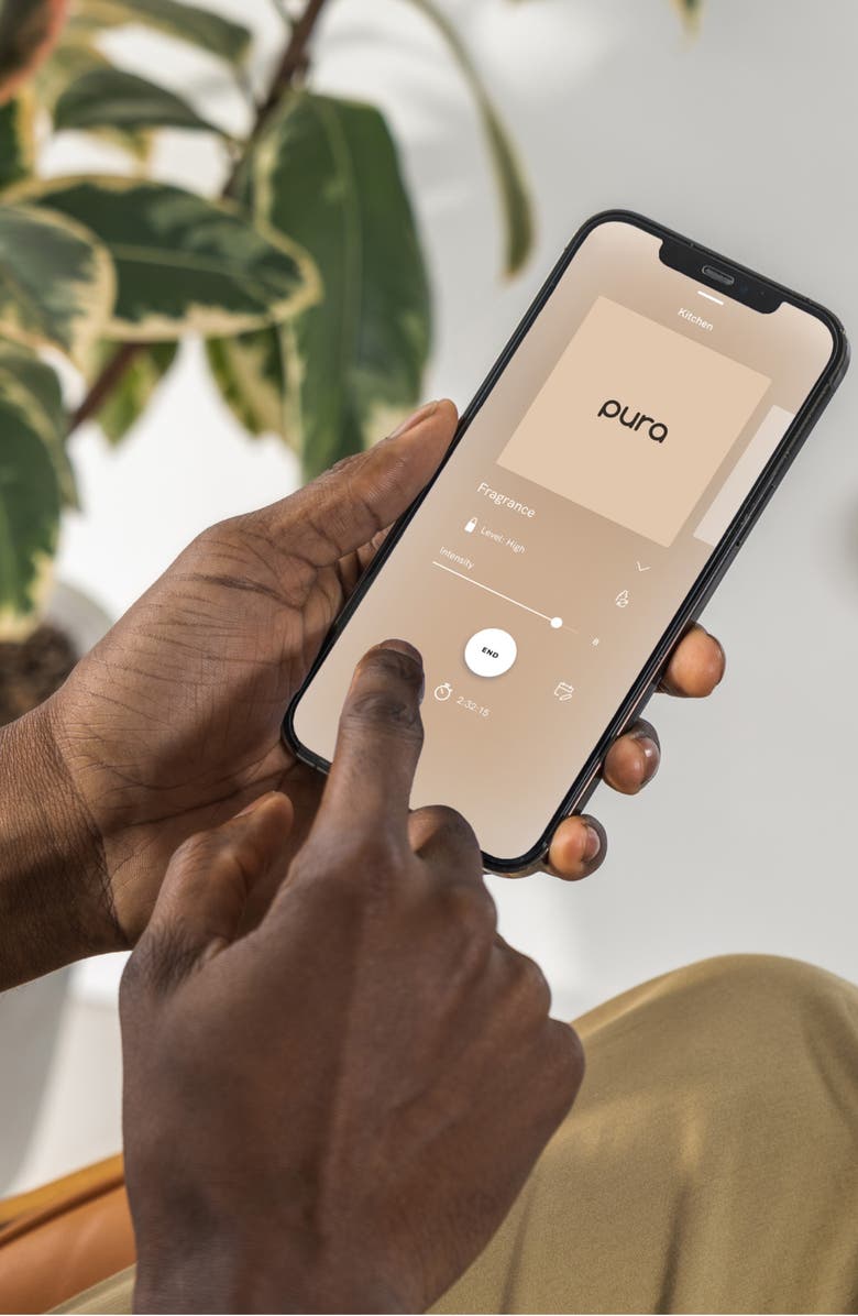 PURA Cinnamon Woods & White Pumpkin Smart Diffuser Set, Alternate, color, 