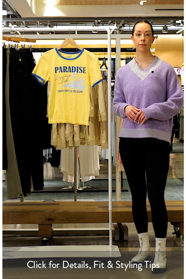Paradise Skimmer Ringer Graphic T-Shirt video
