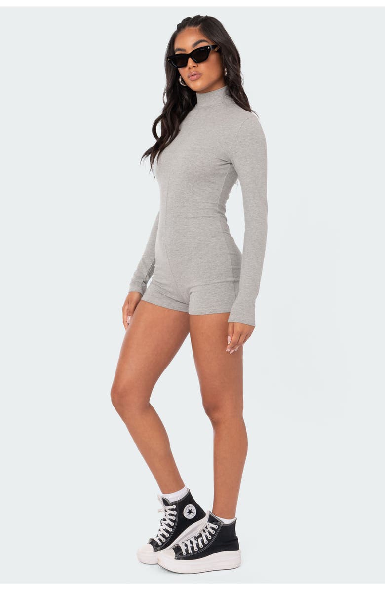 EDIKTED Liliana Long Sleeve Romper, Alternate, color,