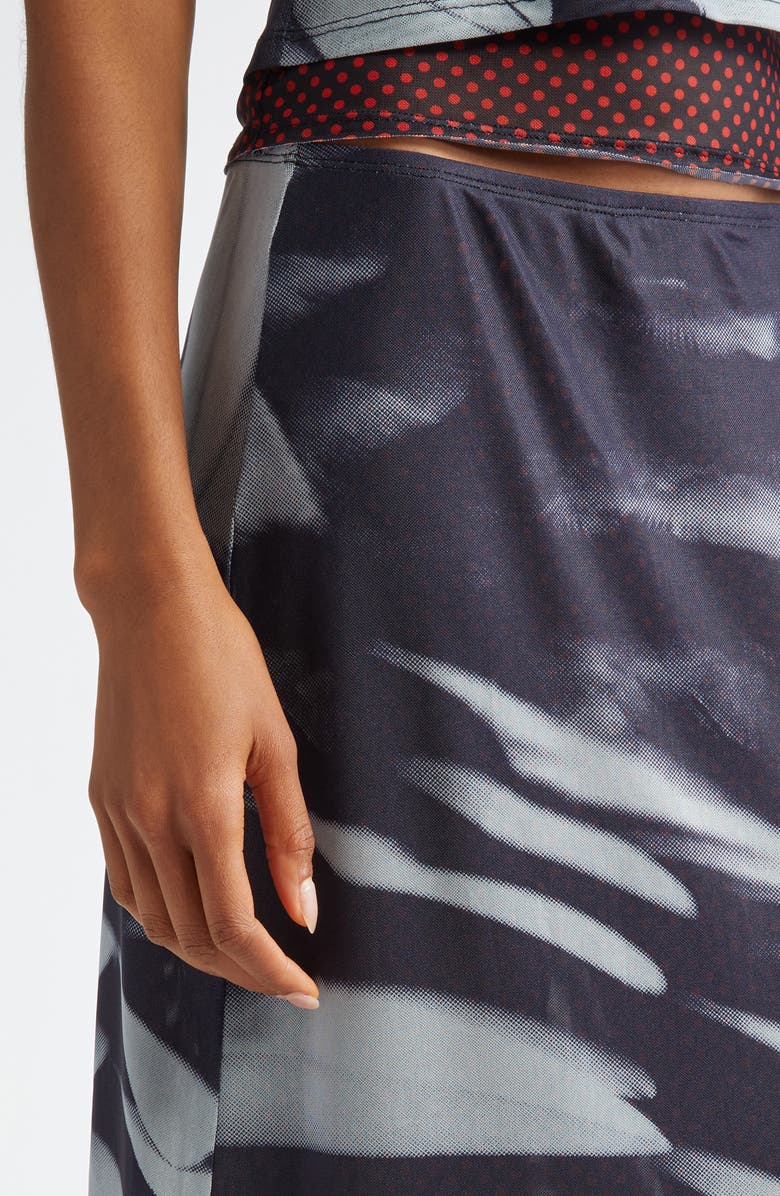 Miaou Maria Tiered Midi Skirt, Alternate, color, 