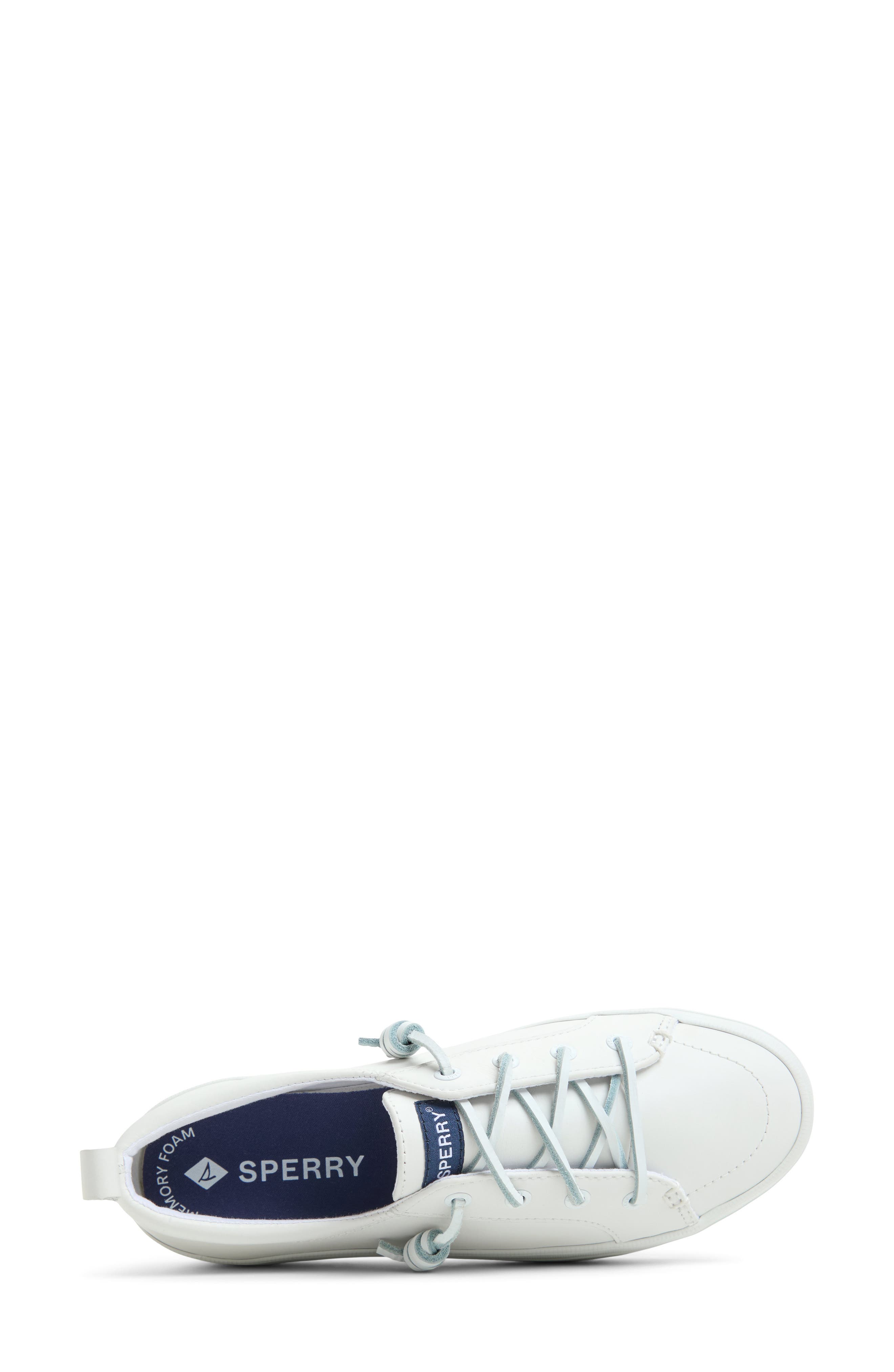 Sperry Crest Vibe Platform Sneaker, Alternate, color, White
