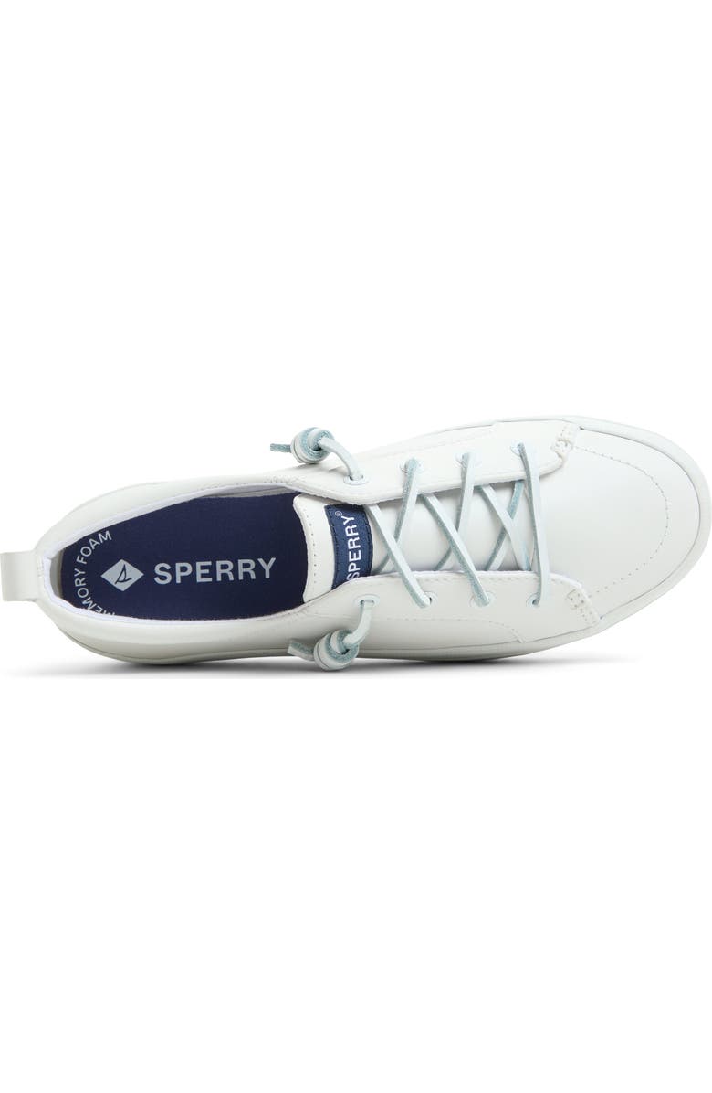 Sperry Crest Vibe Platform Sneaker, Alternate, color, White
