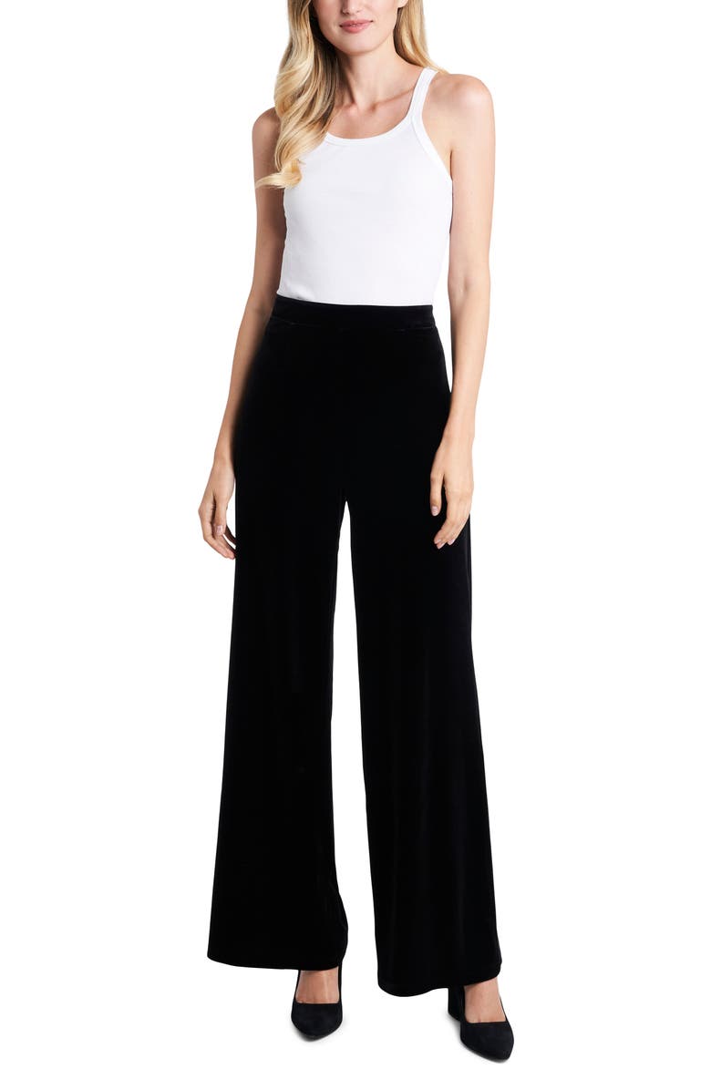 1.STATE Velvet Wide Leg Pants, Alternate, color, 