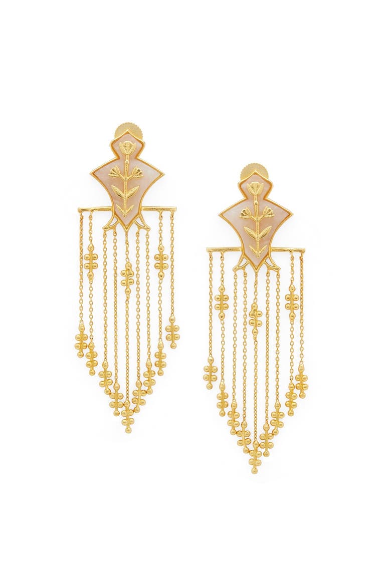SERAI EARRINGS, Main, color, Gold Plated