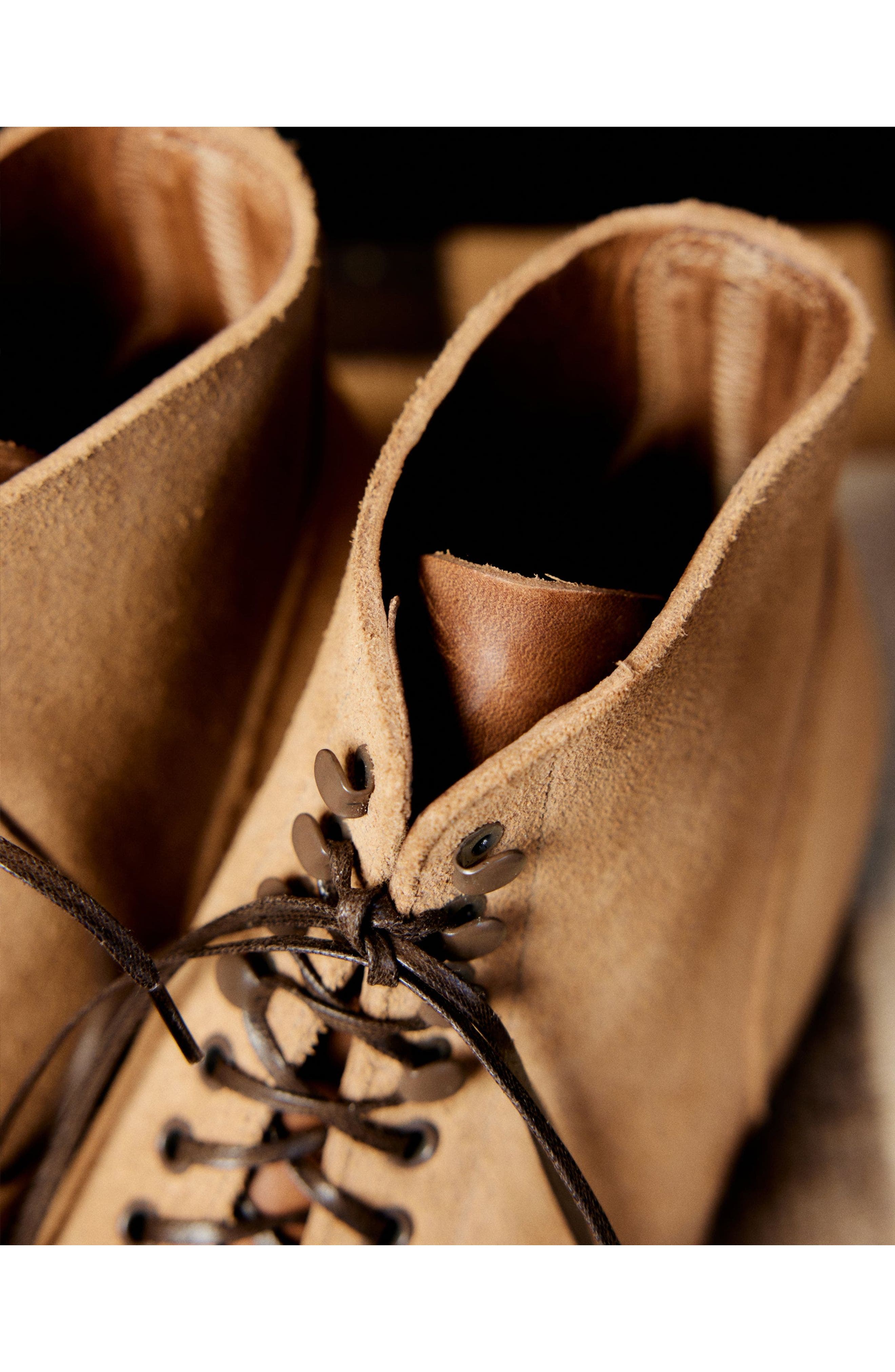 Fortela Viberg X Fortela Cordovan Leather Boots, Alternate, color, Natural