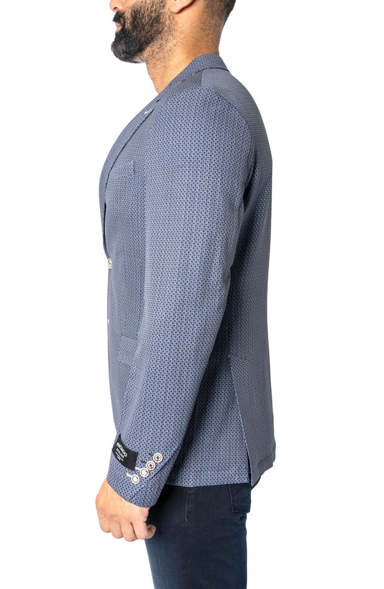Maceoo Descartes Unconstructed Thatch Blue Blazer, Alternate, color, Blue