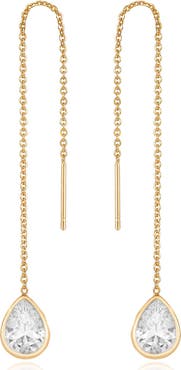 Ettika Cubic Zirconia Threader Earrings