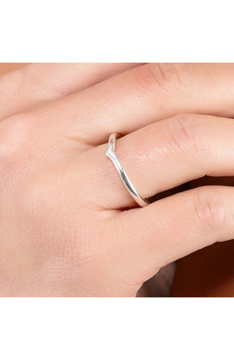 Lucy Quartermaine Drop Wishbone Ring, Alternate, color, Sterling Silver