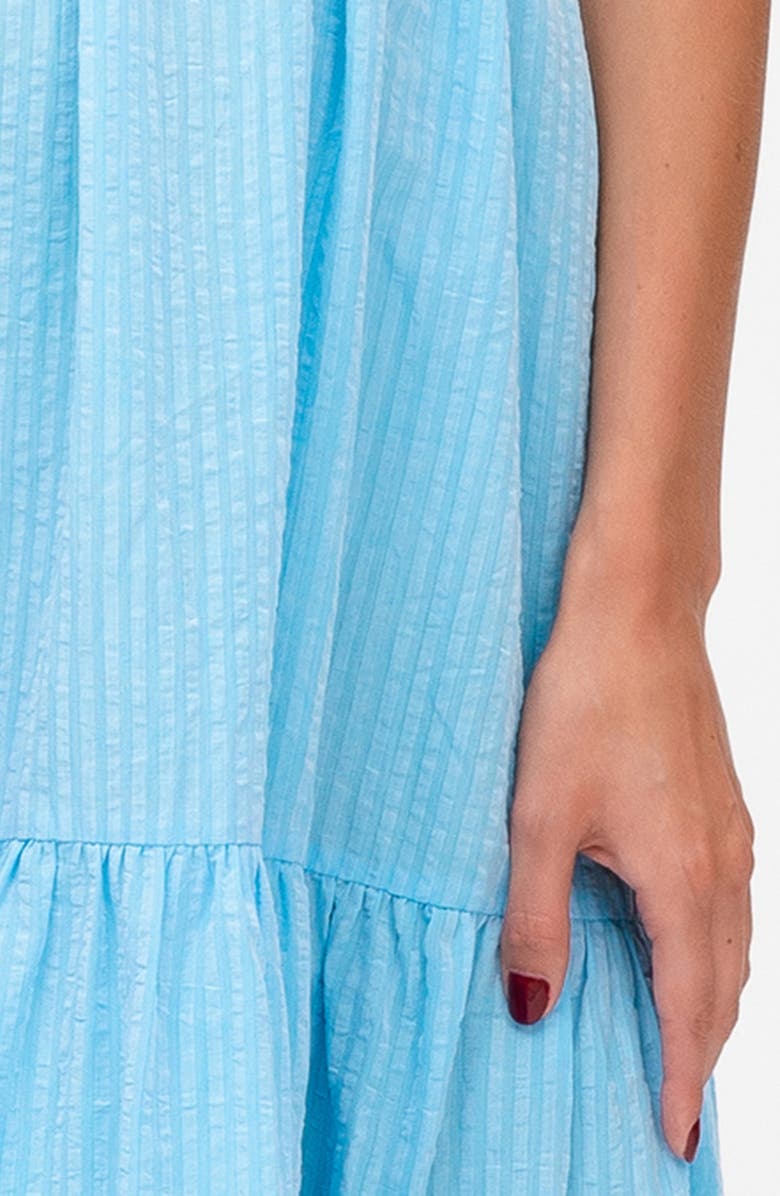 PIETRO BRUNELLI MATERNITY Cotton & Linen Maternity Maxi Dress, Alternate, color, Light/ Pastel Blue