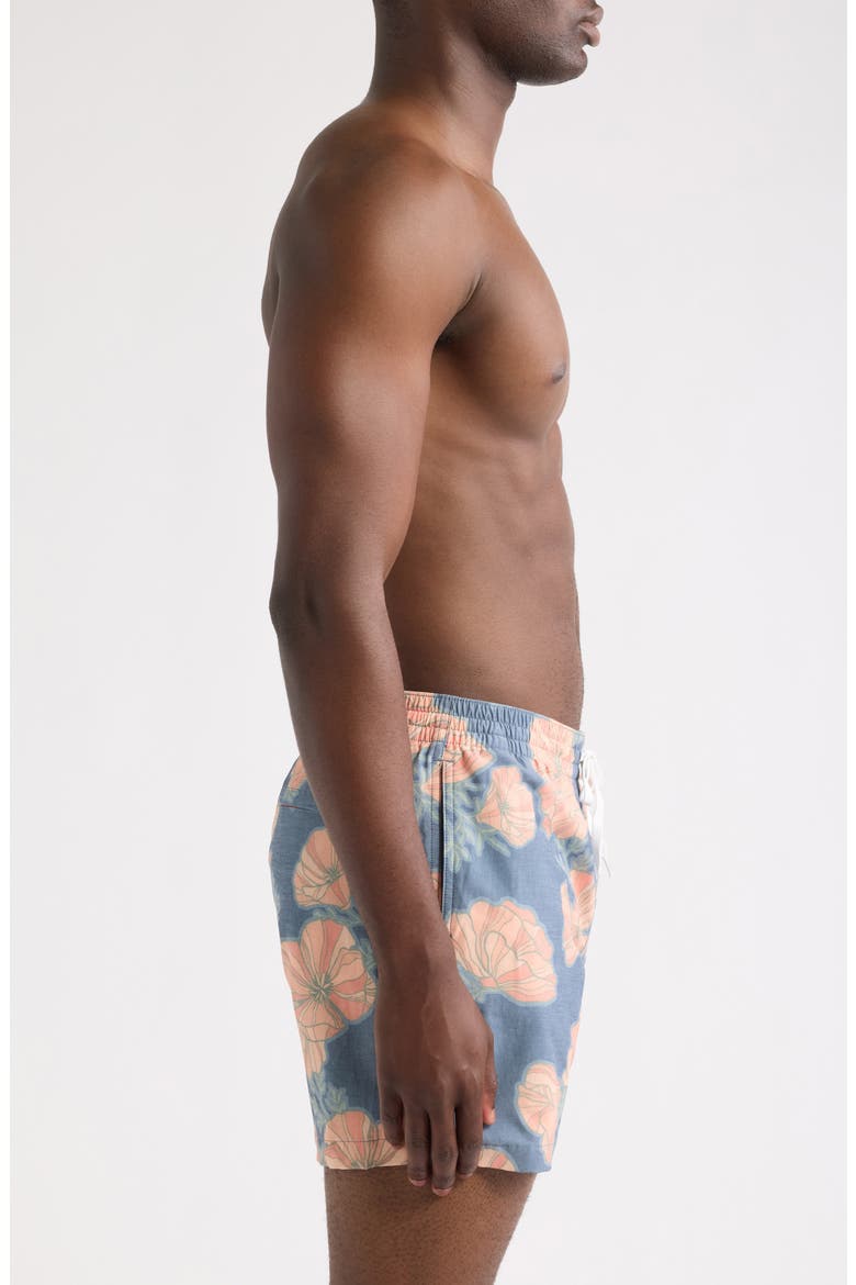 The Great Grand Poppy 5.5-Inch Swim Trunks, Alternate, color, NAVY