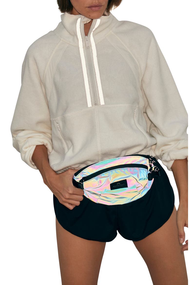 So Fly Half Zip Crop Jacket, Main, color, IVORY