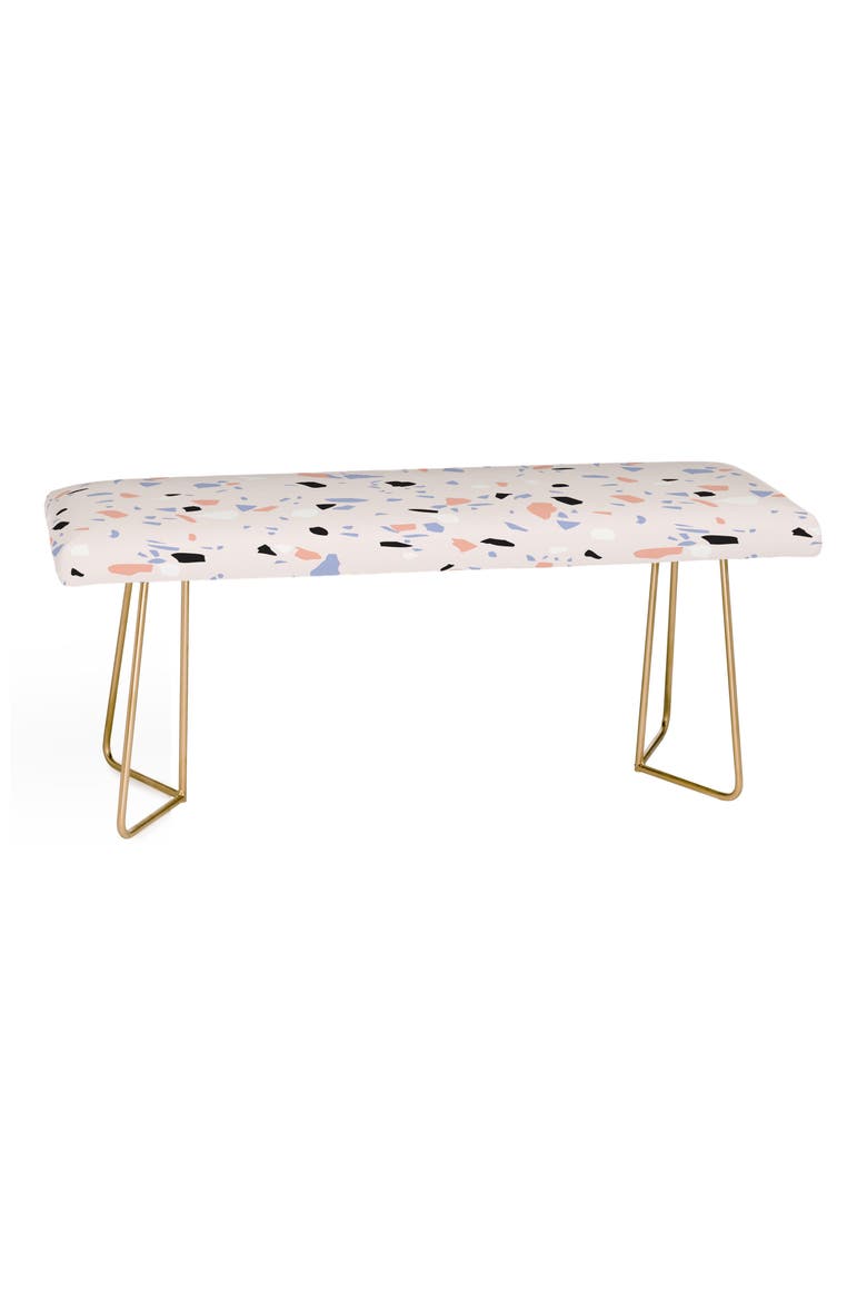 Emanuela Carratoni Terrazzo Bench, Main, color, PINK