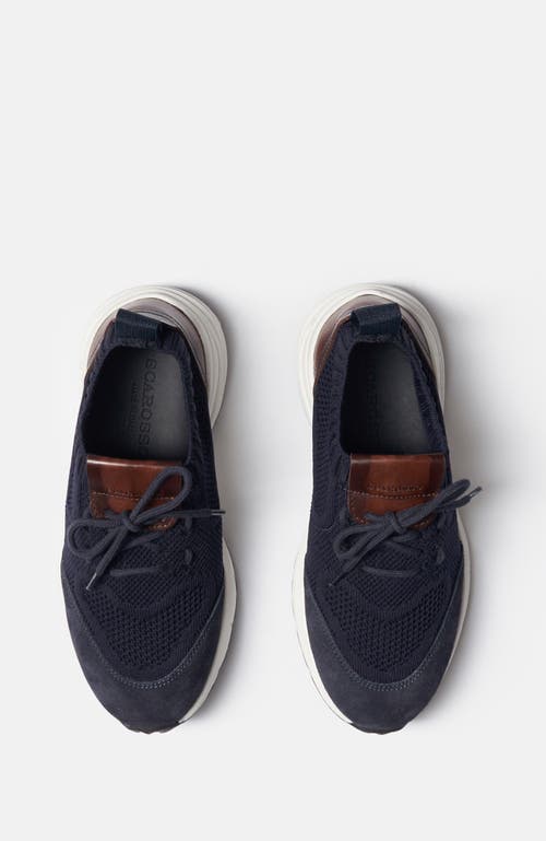 Scarosso Knit Mesh Athletic Sneakers In Blue