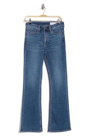 Rag & Bone Piper Mid Rise Full Length Bootcut Jeans In Mediumwash