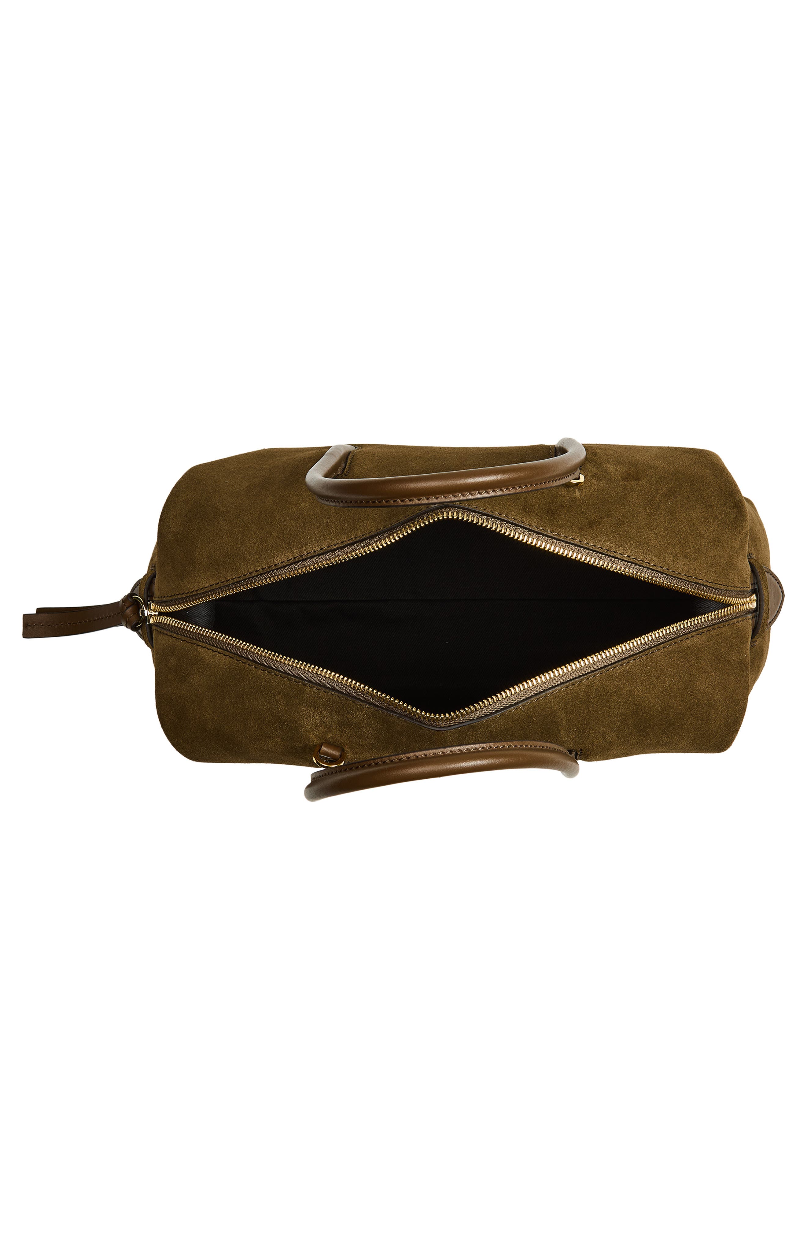 DeMellier The Midi Stockholm Suede Top Handle Bag, Alternate, color, 