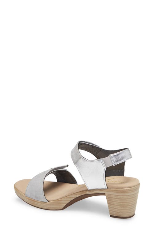 Naot 'intact' Sandal In Gray Linen Leather