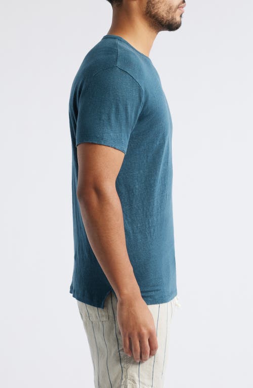 Alex Crane Sun Linen T-shirt In Dusk