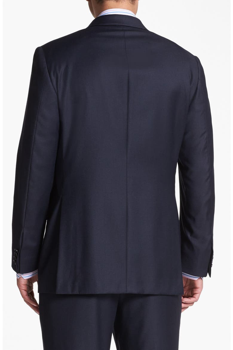 Navy Worsted Wool Suit, Alternate, color, NAVY
