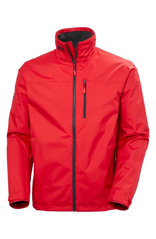Helly Hansen Crew 2.0 Waterproof Sailing Jacket In Red