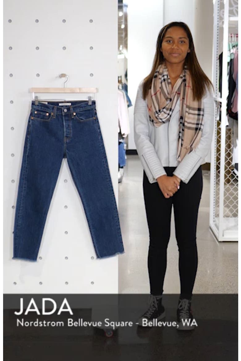 Levi's® Wedgie High Waist Ankle Straight Leg Jeans video