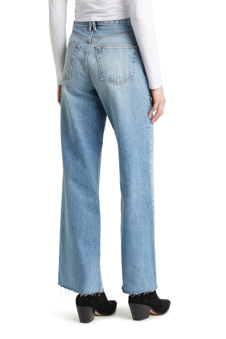 Grace Cotton Wide Leg Jeans, Alternate, color, OUT OF REACH