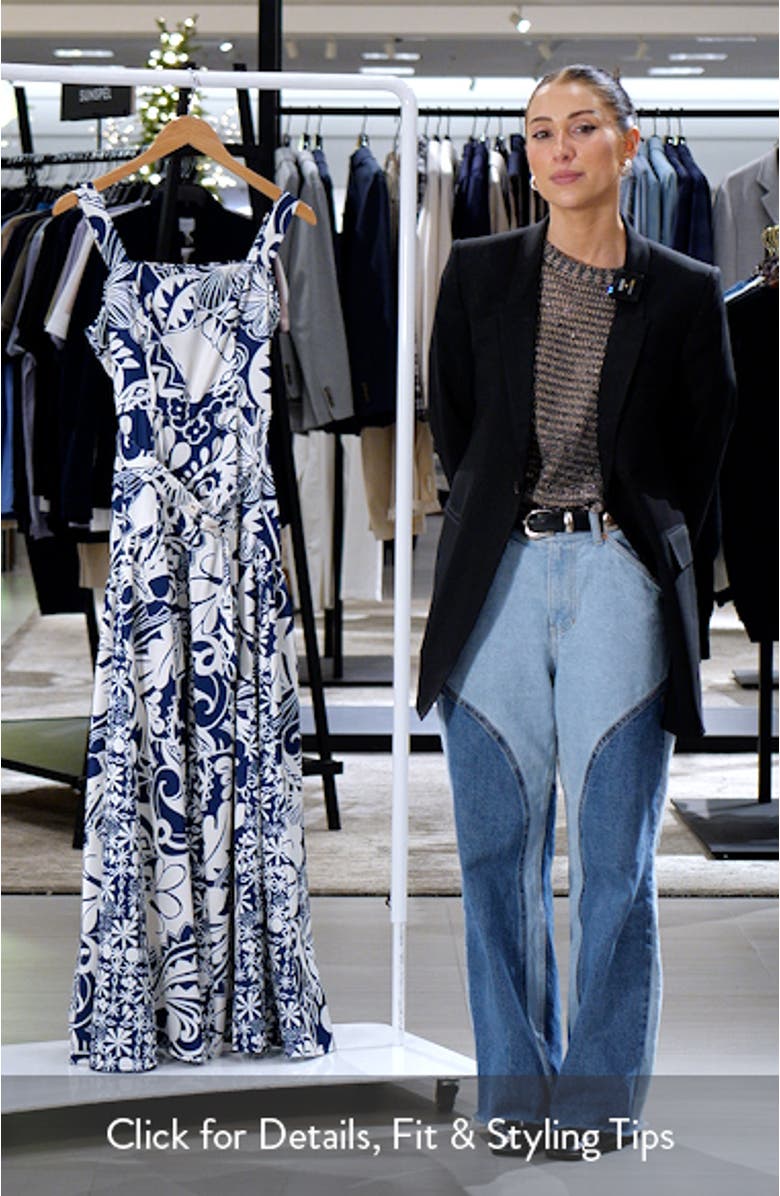 Nenette Floral Maxi Dress, sales video thumbnail