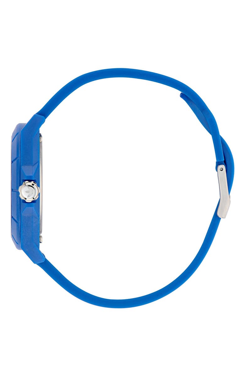 adidas Poject Four Resin Strap Watch, 41mm, Alternate, color, Blue