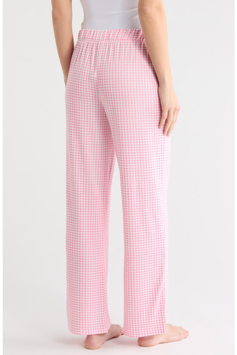 Pajama Pants, Alternate, color, SM FRENCH PLAID SACHET PINK