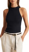 Reiss Lacey Rib Tank