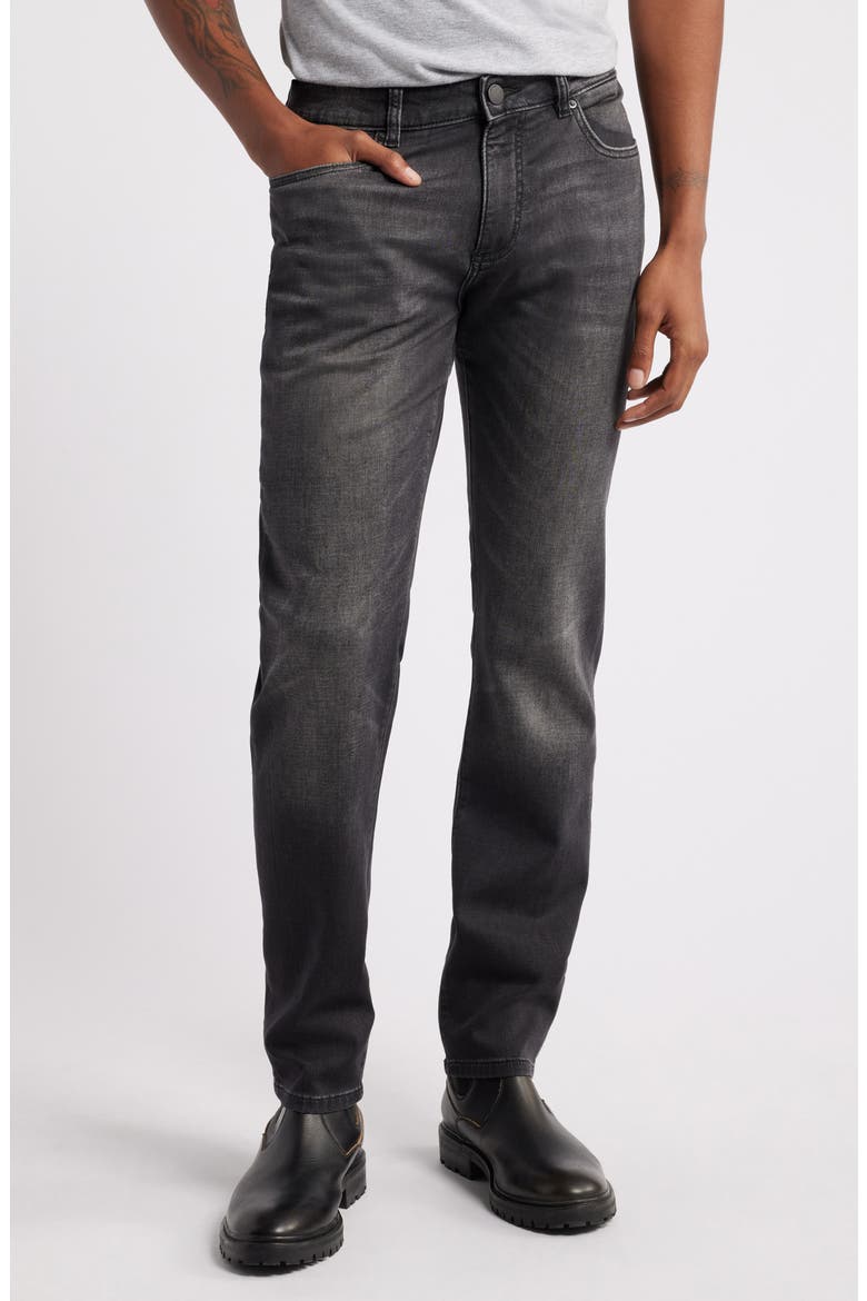 Nick DL Ultimate Knit Slim Jeans, Main, color, WASHED BLACK KNIT