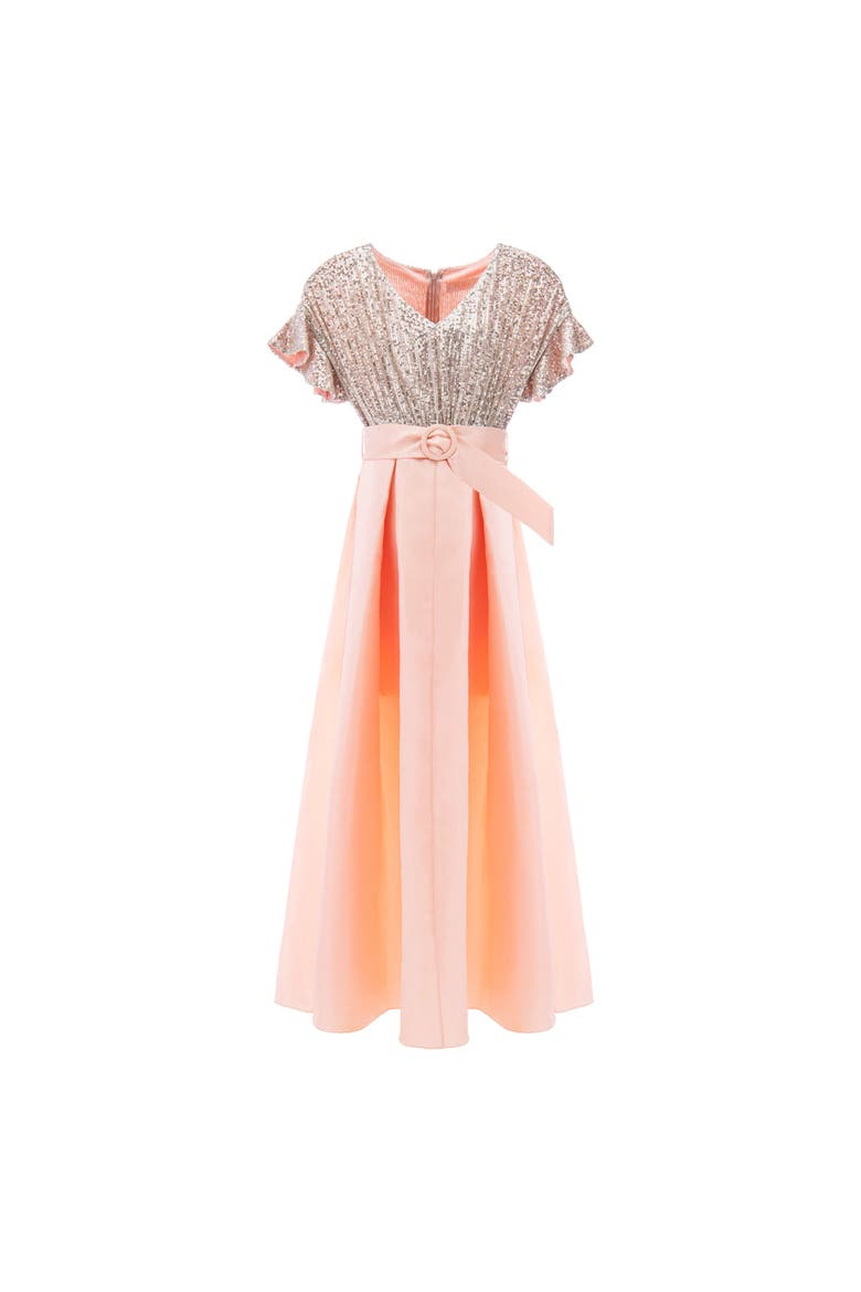 Arcola Dress, Main, color, Peach