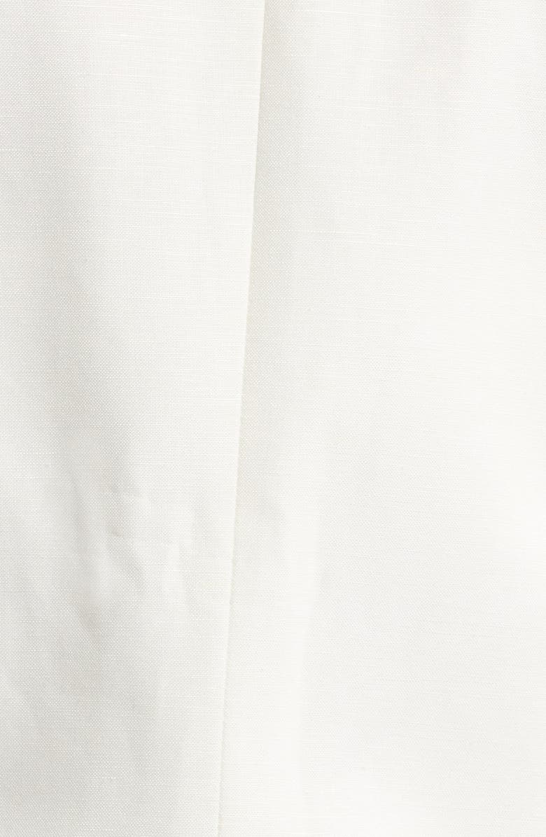 KASPER One-Button Linen Blend Jacket, Alternate, color, 