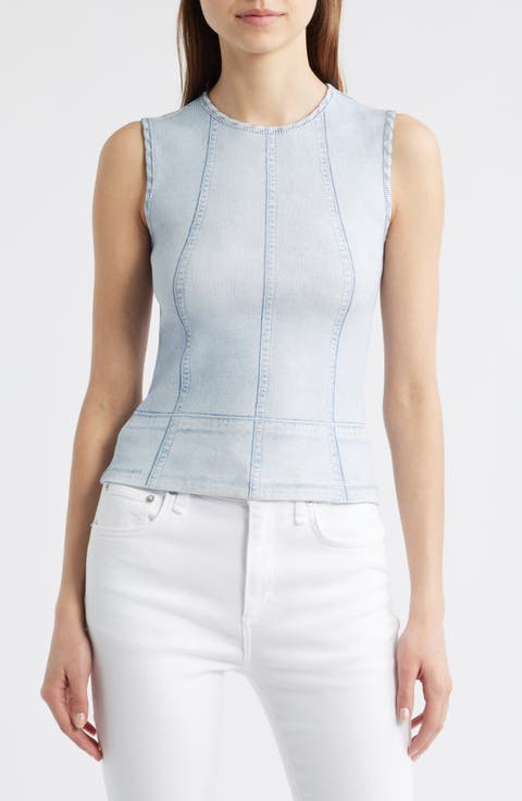 Miramar Stretch Cotton Rib Muscle Tank