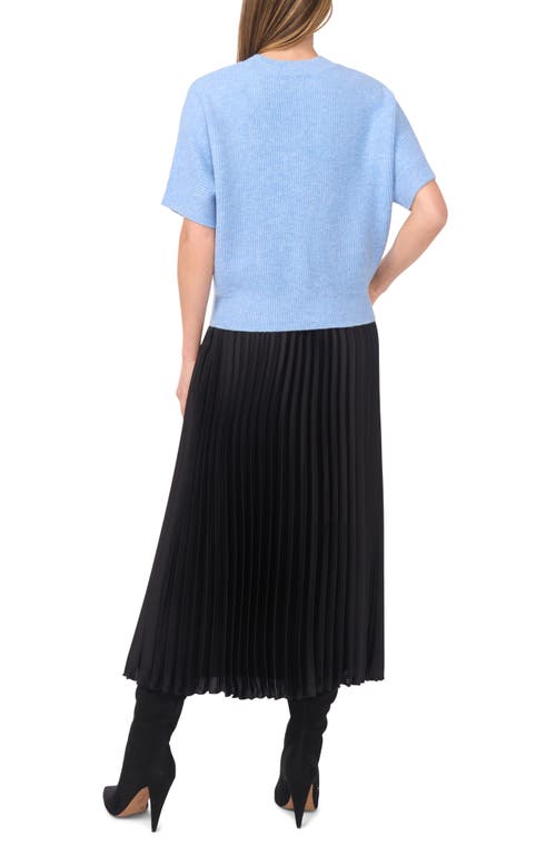 Halogenr Halogen(r) Short Sleeve Sweater In Brown