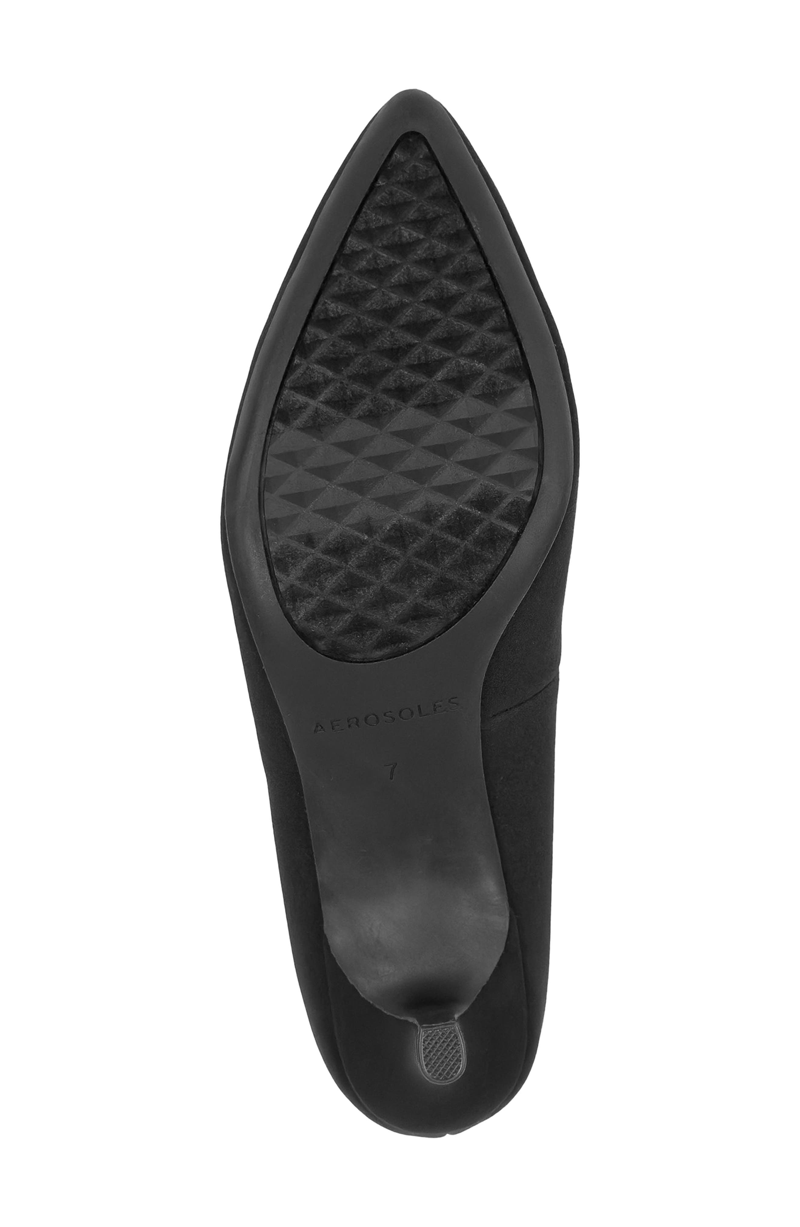 Elil Pump, Alternate, color, BLACK STRETCH GABARDINE