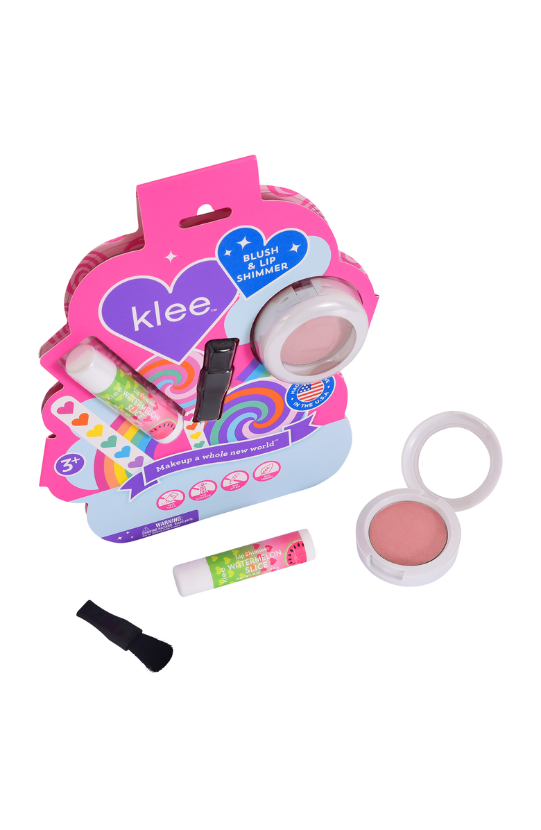 Klee Naturals Skylight Pulse - Kids' Blush Lip Shimmer Set, Main, color, Light Pink
