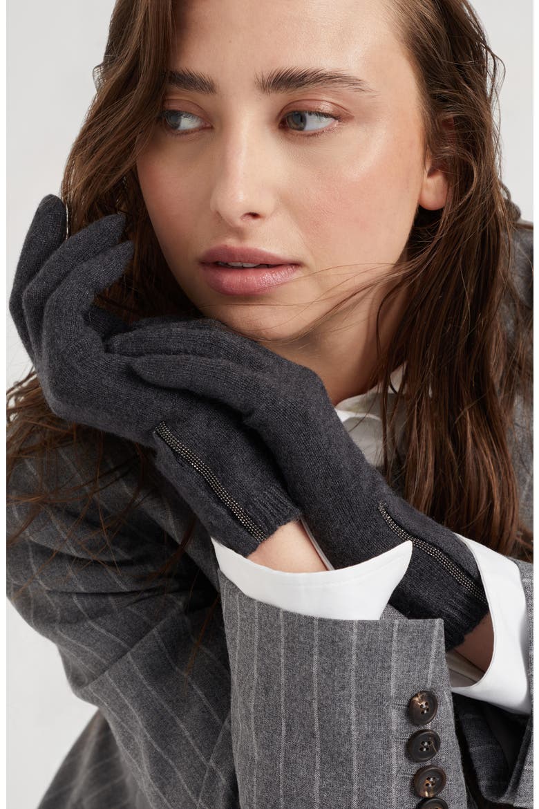 Brunello Cucinelli Knit gloves (Women) | Nordstrom