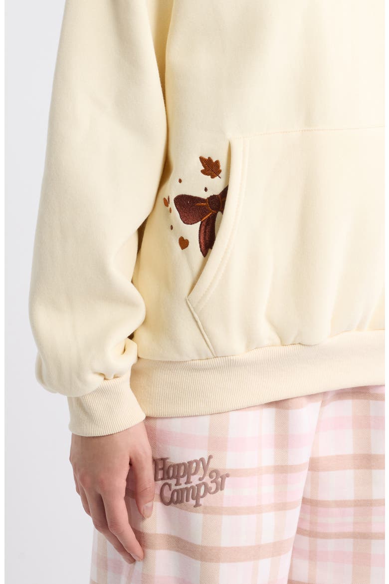 Latte Season Graphic Hoodie, Alternate, color, OFF WHITE