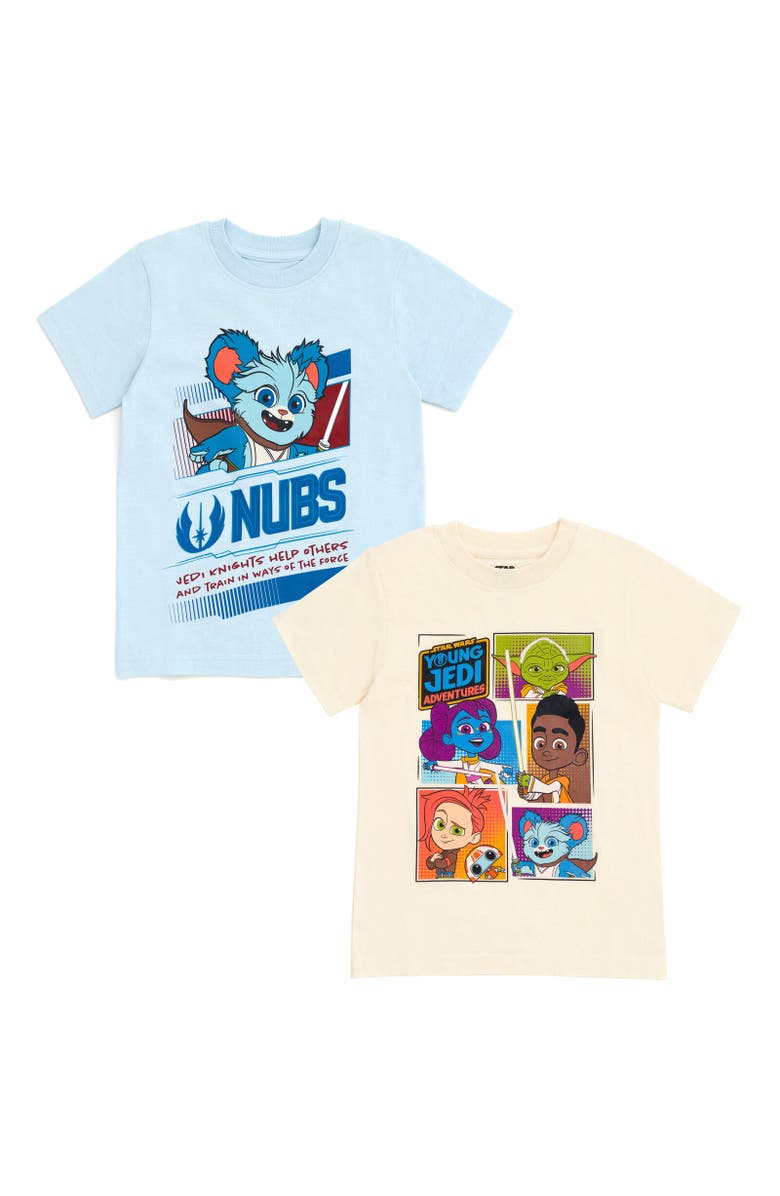 Star Wars Young Jedi Adventures 2-Pack T-Shirts, Main, color, Multicolor