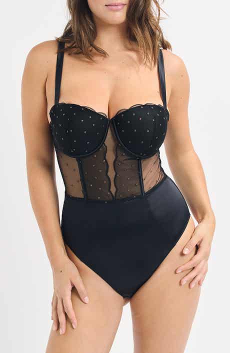 Etam Divine Embellished Underwire Bodysuit