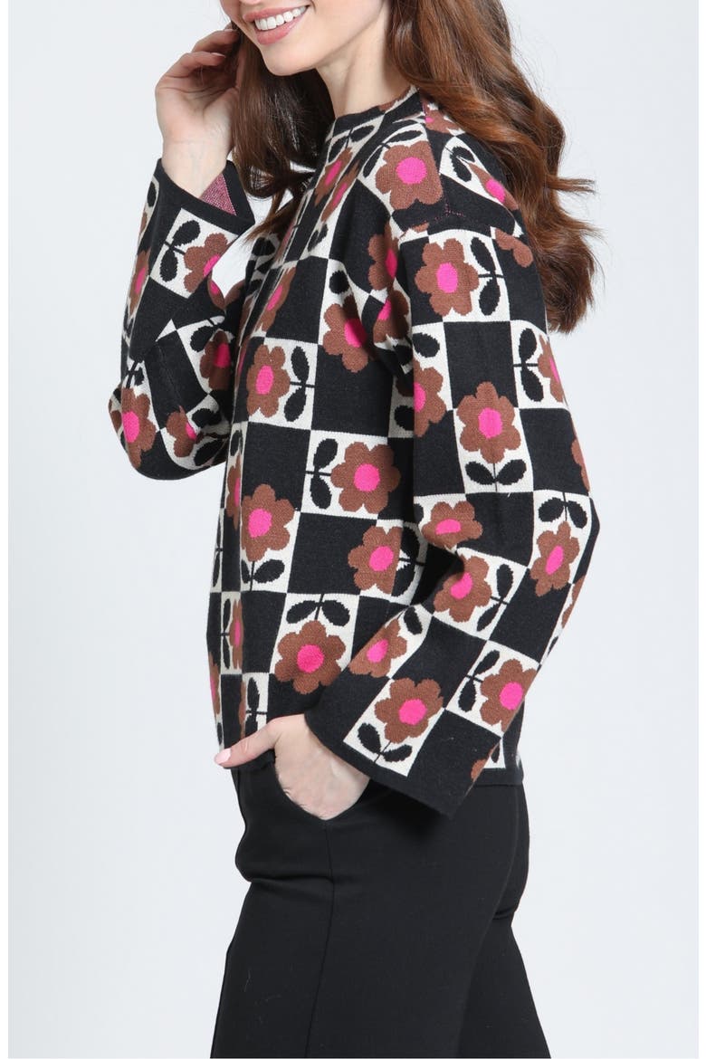 Funnel Neck Sweater, Alternate, color, HOT COCOA BLOOM