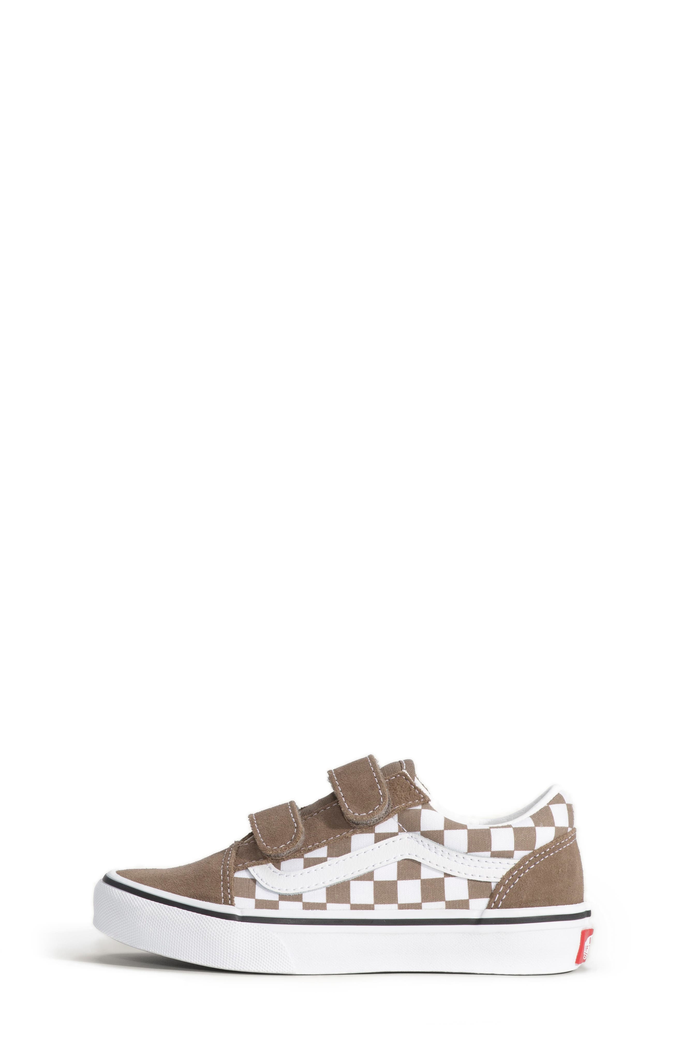 Old Skool Sneaker, Alternate, color, CHECKERBOARD WALNUT