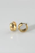 Meideya Hammered Small Hoops