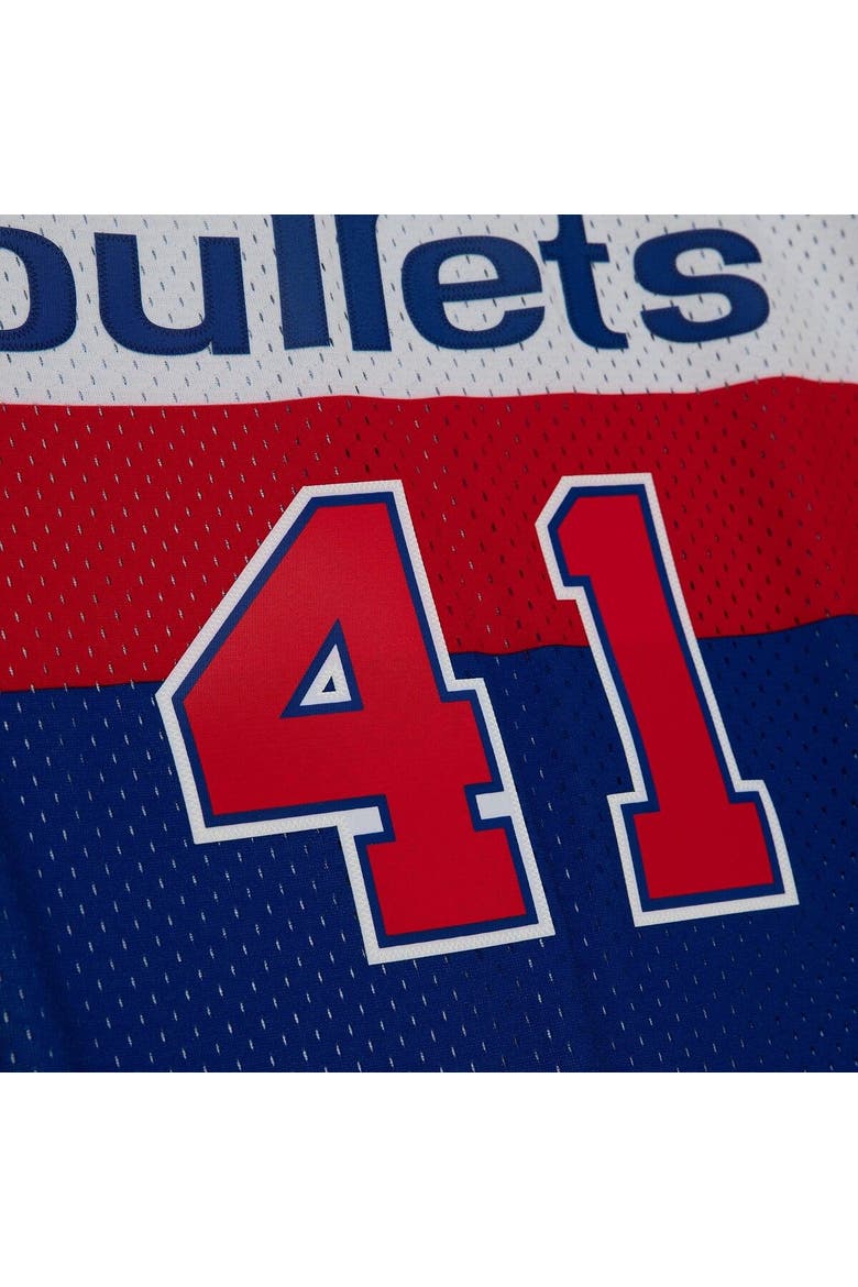 Men's Mitchell & Ness Wes Unseld Blue Washington Bullets 1977/78 Hardwood Classics Swingman Jersey, Alternate, color, Blue
