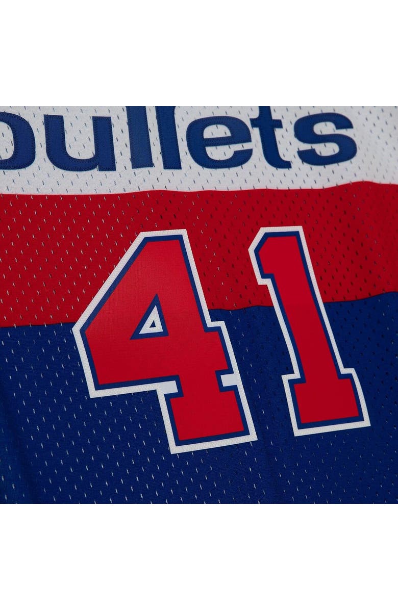 Mitchell & Ness Men's Mitchell & Ness Wes Unseld Blue Washington Bullets 1977/78 Hardwood Classics Swingman Jersey, Alternate, color, Blue