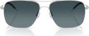 Oliver Peoples Clifton 58mm Polarized Gradient Rectangular Sunglasses
