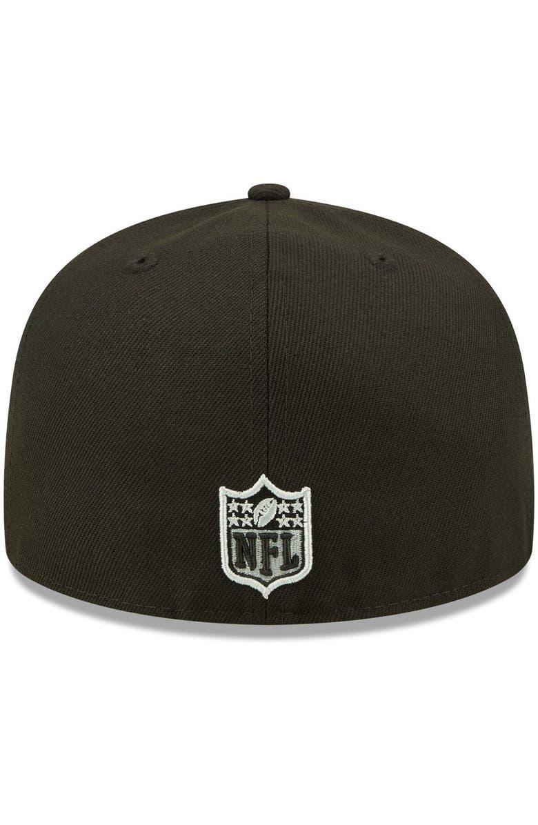 New Era Men's New Era Black Las Vegas Raiders Identity 59FIFTY Fitted Hat, Alternate, color, 