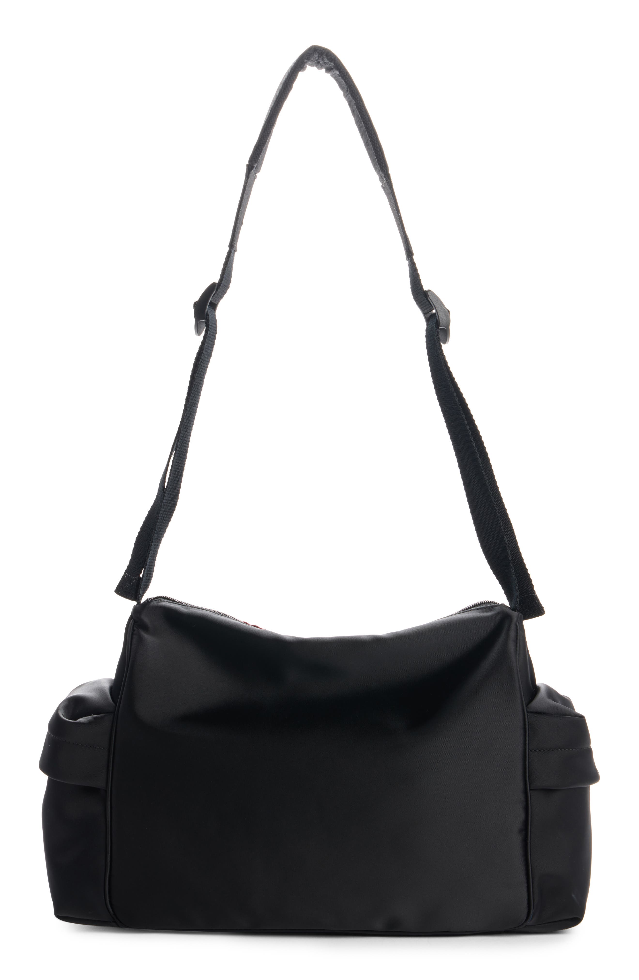 Small Explorer Multipocket Weekend Bag, Alternate, color, 1084 BLACK/ MULTICOLOR
