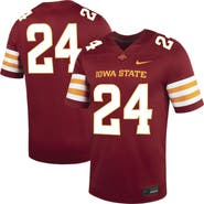 Nike Men's Nike #24 Cardinal Iowa State Cyclones Untouchable Replica Game Jersey