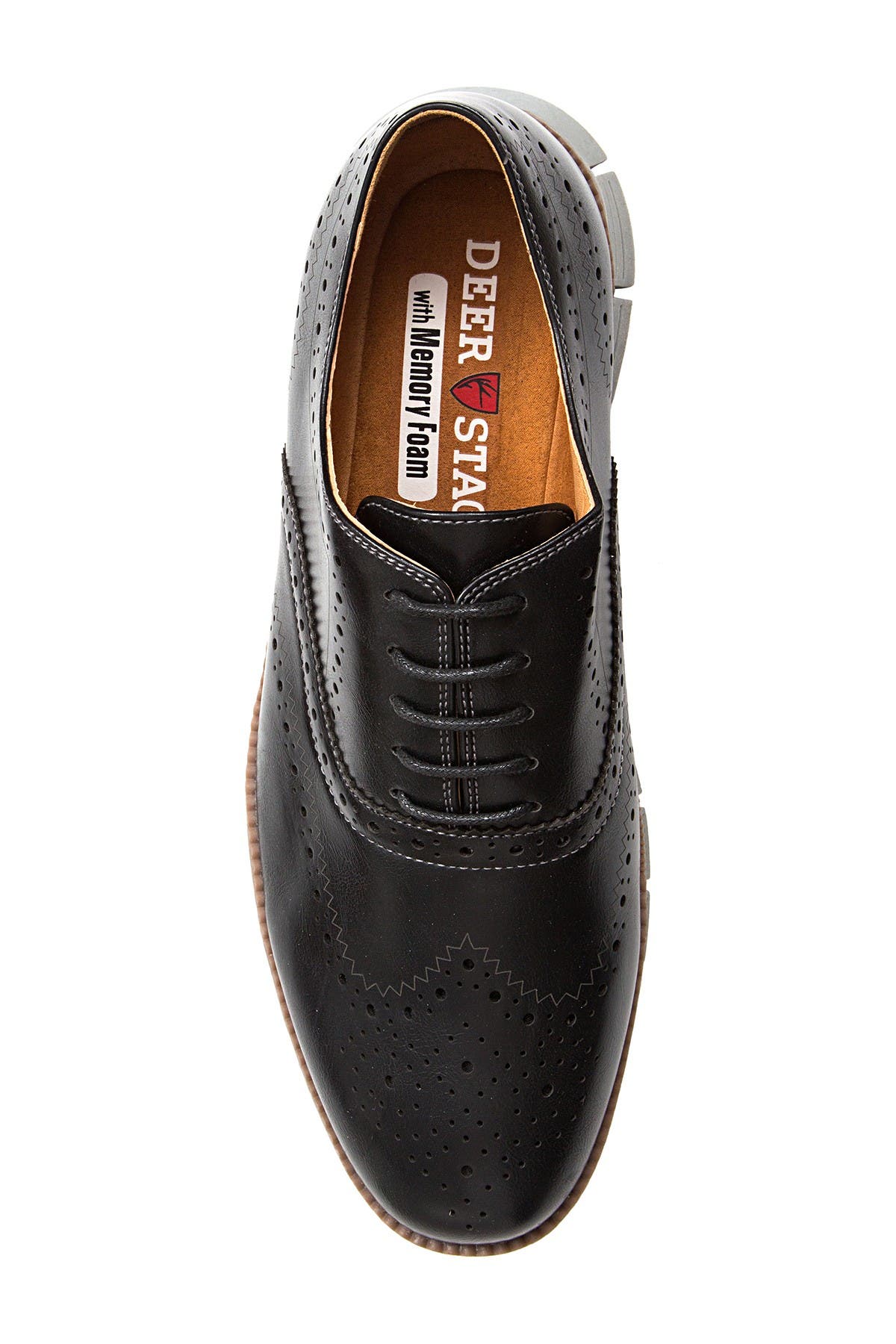 Deer Stags Benton Jr Oxford Für Jungen – Stylischer Brogue-Schuh Mit Sneaker-Komfort, Für Jeden Tag & Besondere Anlässe